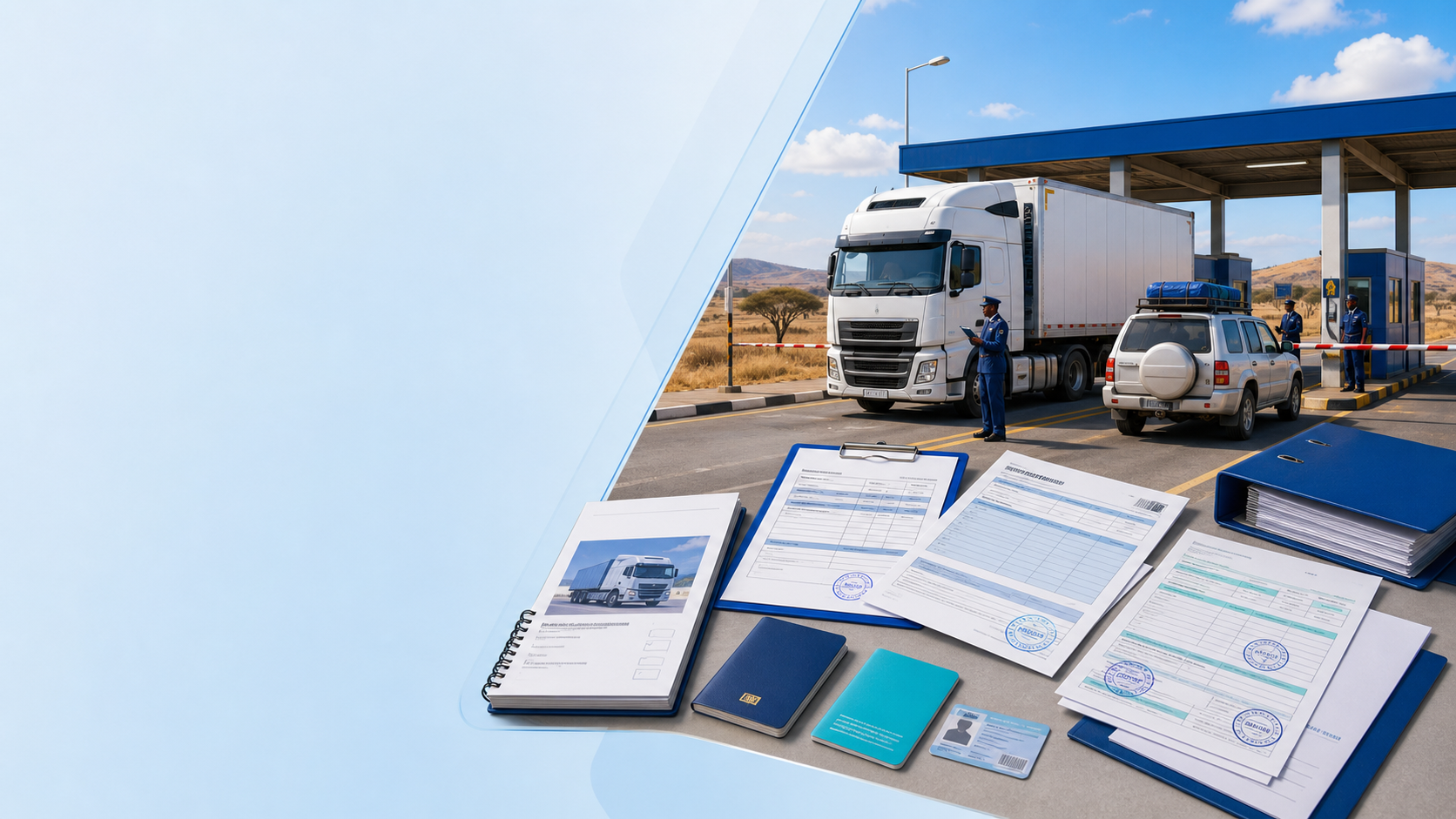 Land border departure guidance